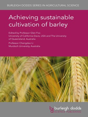 cover image of Achieving sustainable cultivation of barley